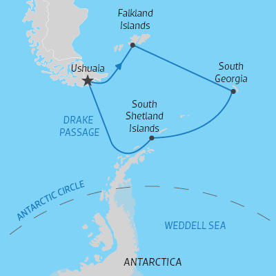 FALKLANDS, SOUTH GEORGIA & ANTARCTICA - EXPLORERS AND KINGS