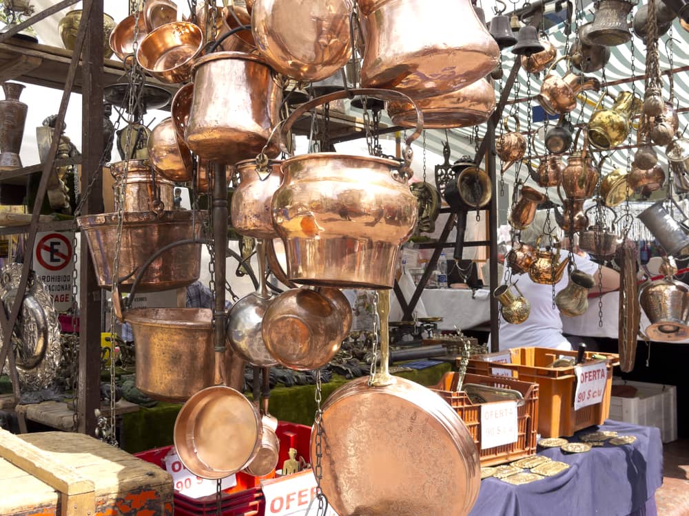 Top things to do in Buenos Aires; stroll for antique objects on a market in San Telmo