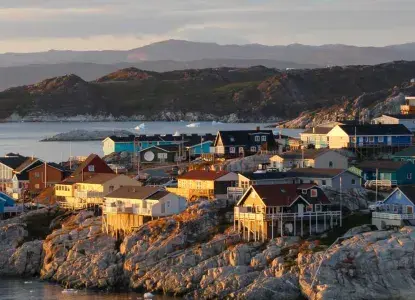 Ilulissat Sunset) 